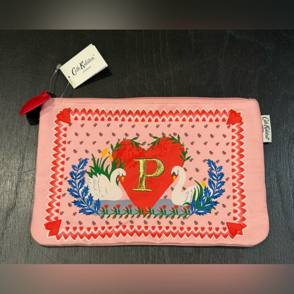 New Cath Kidston London Alphabet Pouch P - Picture 1 of 5
